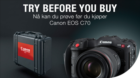 Prøv Canon C70 før du kjøper